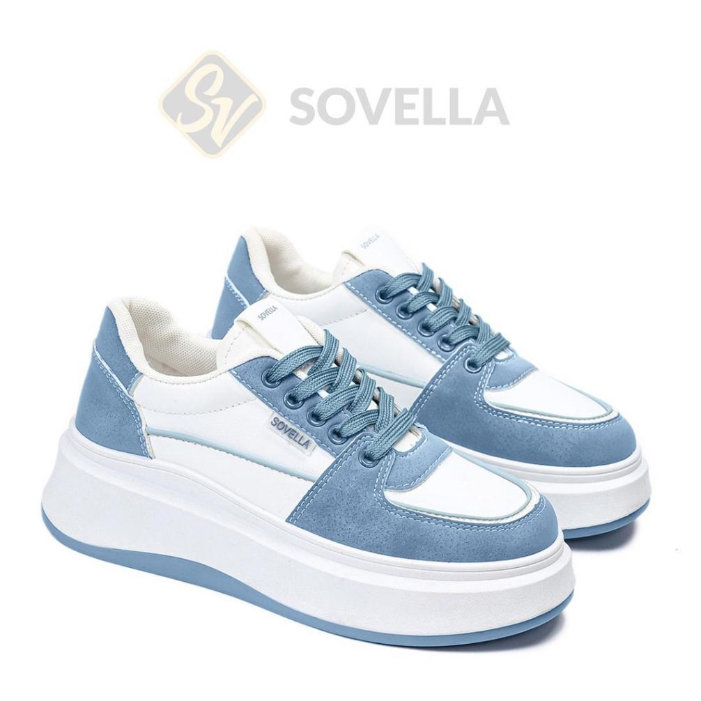 hot sovella leia sepatu sneaker wanita simple polos