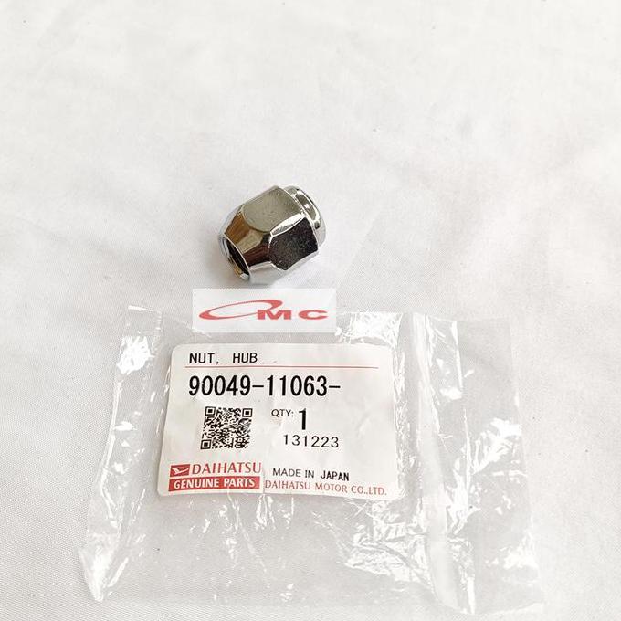 MUR RODA CHROME ORIGINAL AVANZA XENIA RUSH TERIOS GRAN MAX LUXIO 90049-11063-000 MUR BAUT RODA RACIN