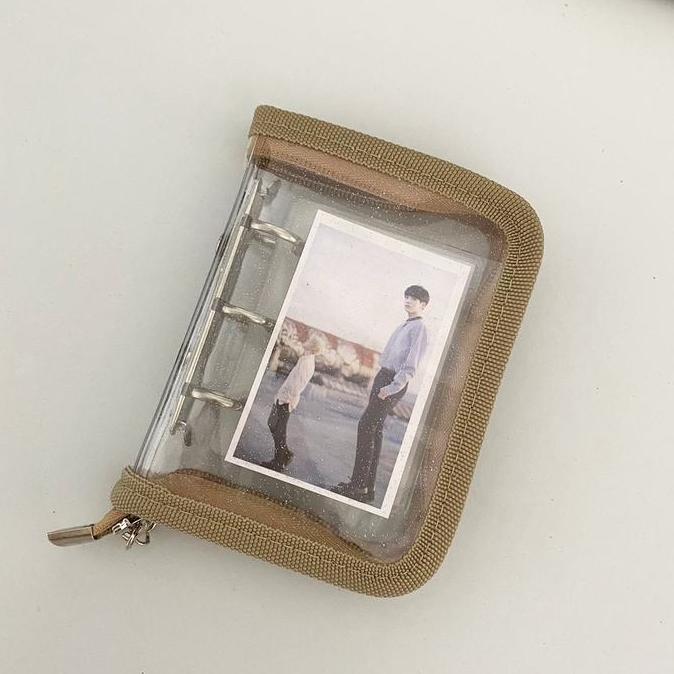 Luminoso- [Miloli] Free Photocard Bts Mini Binder Aesthetic For Photocard Binder Lomo Card Holder - 