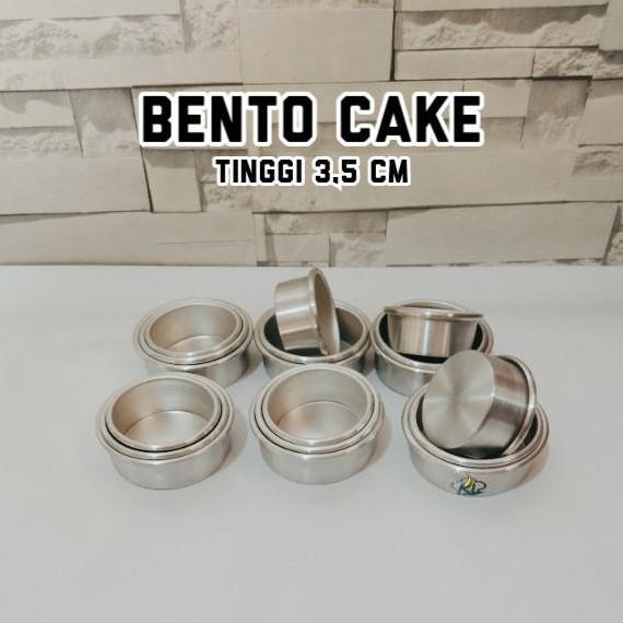 Loyang kue bulat mini press / loyang korean mini / loyang bento cake tinggi 3,5 cm