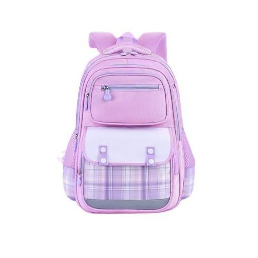 Tas Sekolah Kotak Kotak Tas Ransel Premium Anak Perempuan Terbaru Muat Banyak SMP SMA