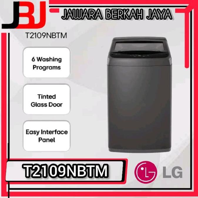 Mesin Cuci 9 kg LG T2109NBTM mesin cuci 1 tabung 9kg LG T2109 Mesin cuci Top loading Lg 9 kg