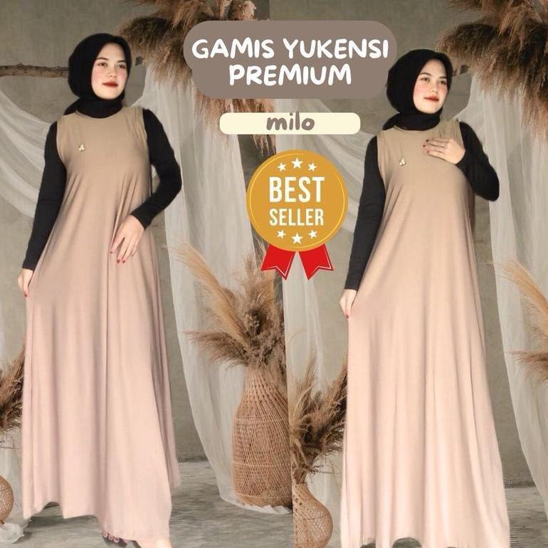 Promo Hidayatolsop Inner Yukensi (Kutung) Bahan Jersey/ Gamis Jersey Manset/Gamis Jumbo Ld 120 Cm
