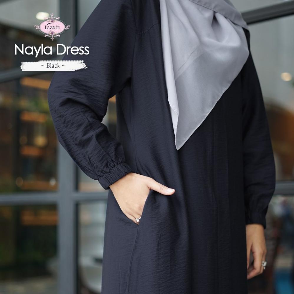 CUCI GUDANG Gamis Nayla Daily Series By Izzati Muslimah