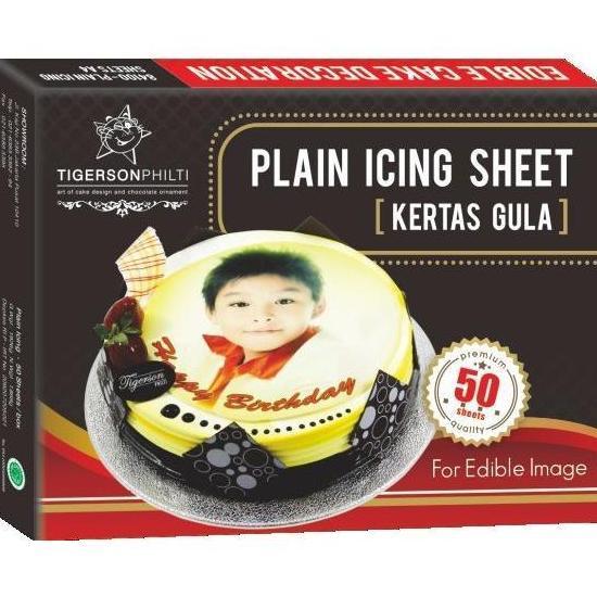 PLAIN ICING BY TIGERSON PHILTI | EDIBLE PRINTING | KERTAS EDIBLE