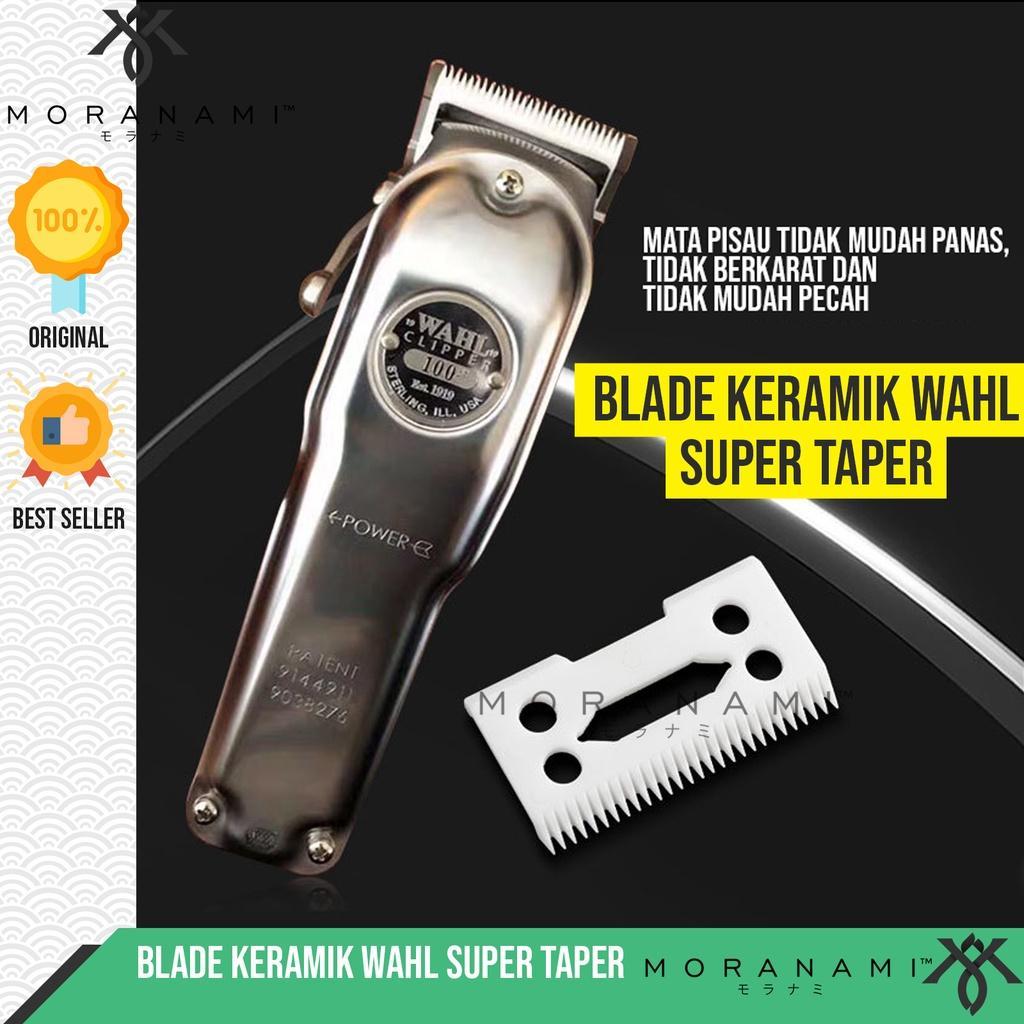 Blade Keramik Mata Pisau Alat Cukur Rambut Mesin Cukur Rambut Blade Super Taper Ceramic