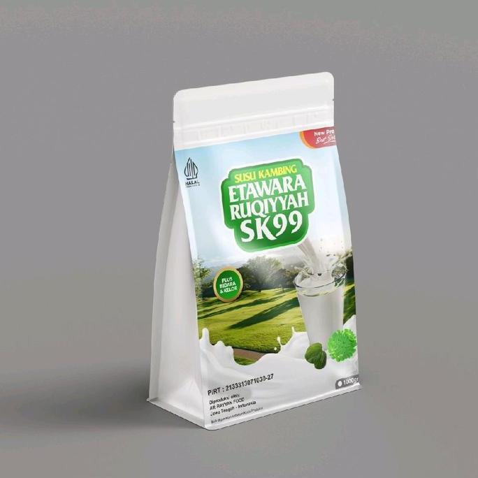 WANSHOBUR - SUSU KAMBING 1 KG PLUS DAUN KELOR DAN DAUN BIDARA SUSU THERAPI RUQYAH