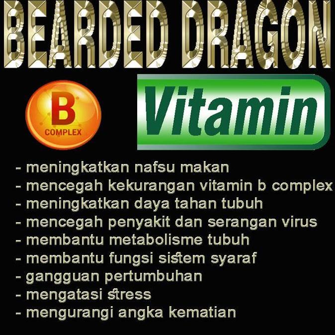 BEARDED DRAGON VITAMIN KAPSUL OBAT BD LIZARD KADAL BERJENGGOT NAGA BERJANGGUT DUNNER KASIK CS POGONA