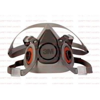Promo 3M Original Masker Face Mask 6200 Filter 6006 Half Piece Respirator