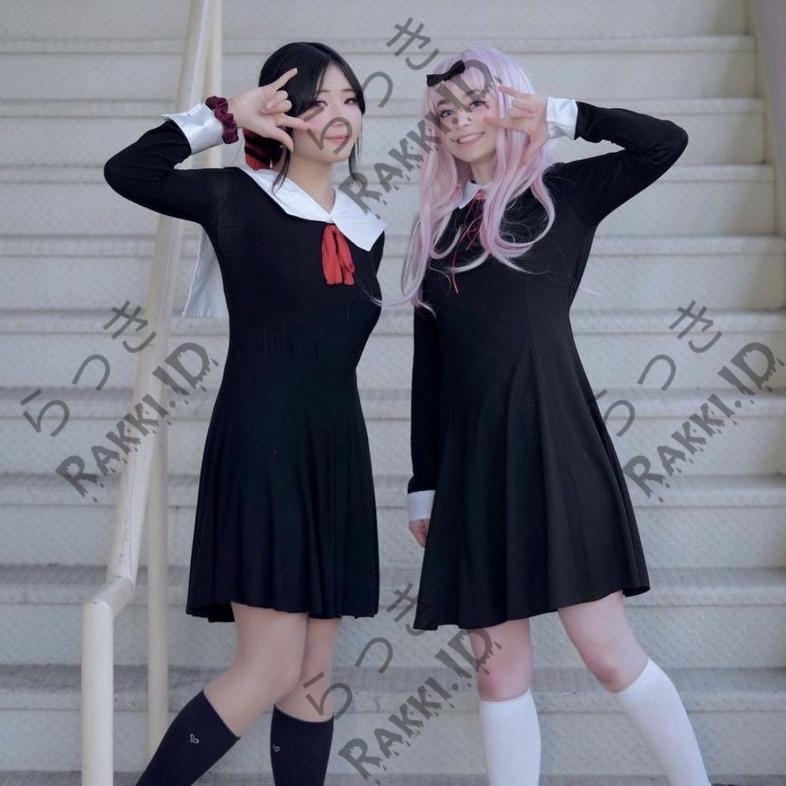 Kostum Kaguya-Sama Love Is War Shinomiya Kaguya Anime Cosplay Karakter Kartun Diskon
