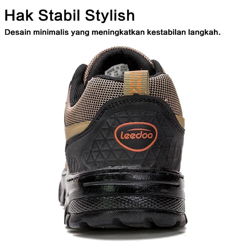 BESTPROMO LEEDOO SEPATU GUNUNG SNEAKERS ANTI AIR SPORT SHOES HIKING SEPATU GUNUNG HIKING MH204