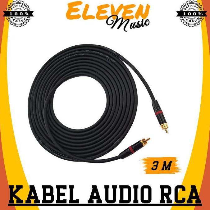 HARGA DISC - Kabel Audio Costum Jack RCA to RCA