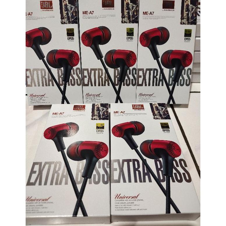 NEW HF I HANDSFREE JBL ME-A7 UNIVERSAL EXTRA BASS