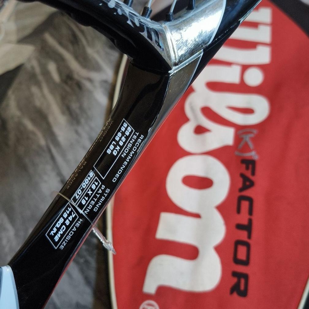 HOT PRODUCT RAKET TENIS WILSON K FACTOR K THREE BEKAS MULUS SIAP PAKAI 253 GRAM