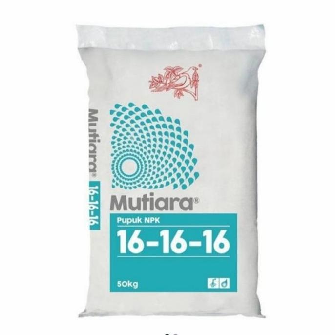 pupuk NPK mutiara 16-16-16 50kg orginal kemasan pabrik (TERBAIK) (TERBARU) (TERMURAH)
