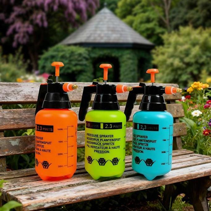 Pressure Sprayer Semprotan Air Tanaman Pertanian Burung Semprotan Pompa Manual - 1 Liter (TERBAIK) (