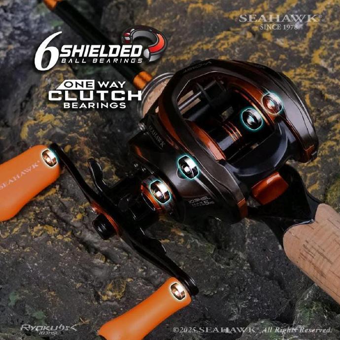 REEL BC SEAHAWK RYOKU 103HSL DOUBLE SPOOL (TERBAIK) (TERBARU) (TERMURAH)
