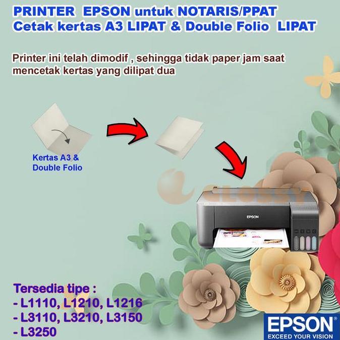 Printer EPSON Untuk Notaris / PPAT (A3 LIPAT) (TERBAIK) (TERBARU) (TERMURAH)