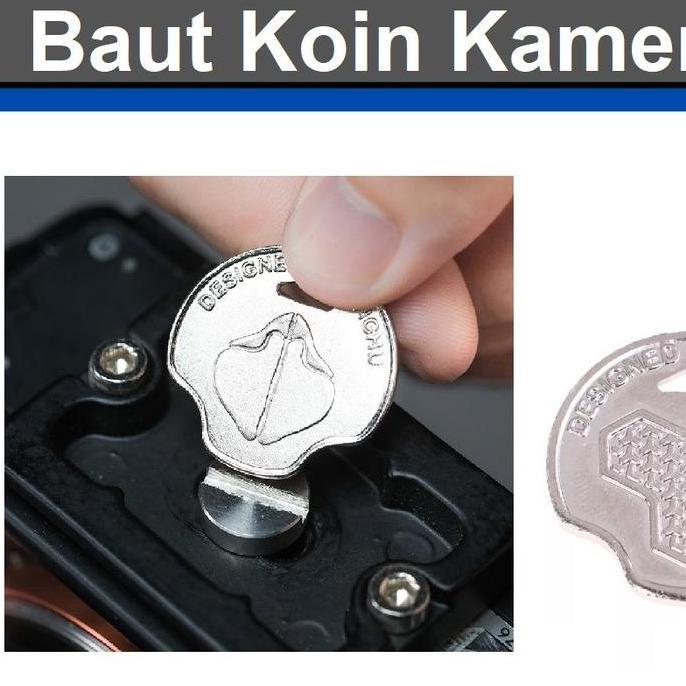 Obeng/Kunci Koin Untuk Baut Camera Plate, Kamera Bracket Tripod Cage