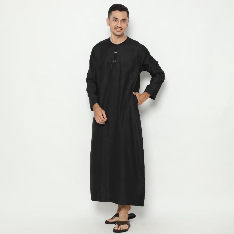 HOT SHOHIB GAMIS PRIA PRIA OMAN 02 LENGAN PANJANG