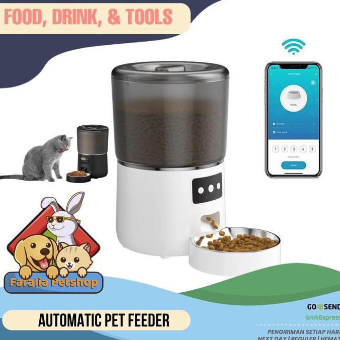 NEW Automatic Pet Feeder Mesin Dispenser Makanan Otomatis Kucing Anjing