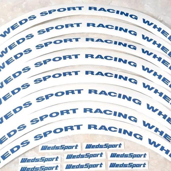 Stiker Velg Mobil Weds Sport TC005