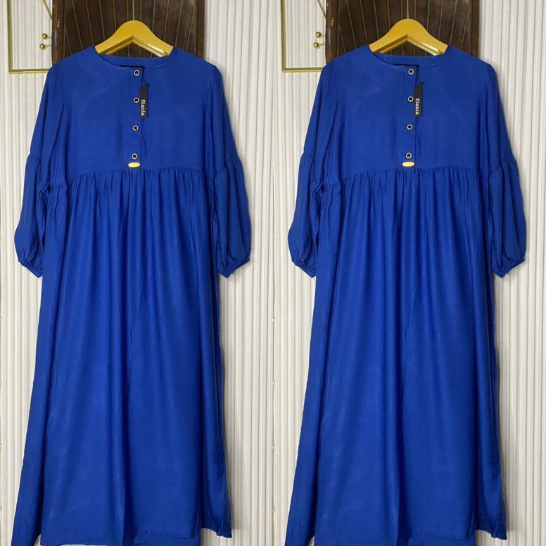 Grosir Filania Olive Midi Dress Rayon Twill / Midi Dress Rayon Twill Premium