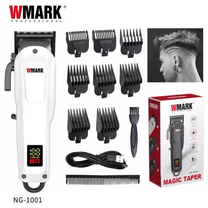 WMARK Alat Cukur Rambut Hair Clipper Professional 6600 RPM NEW 2024 Charging USB Tipe C Mesin Cukura