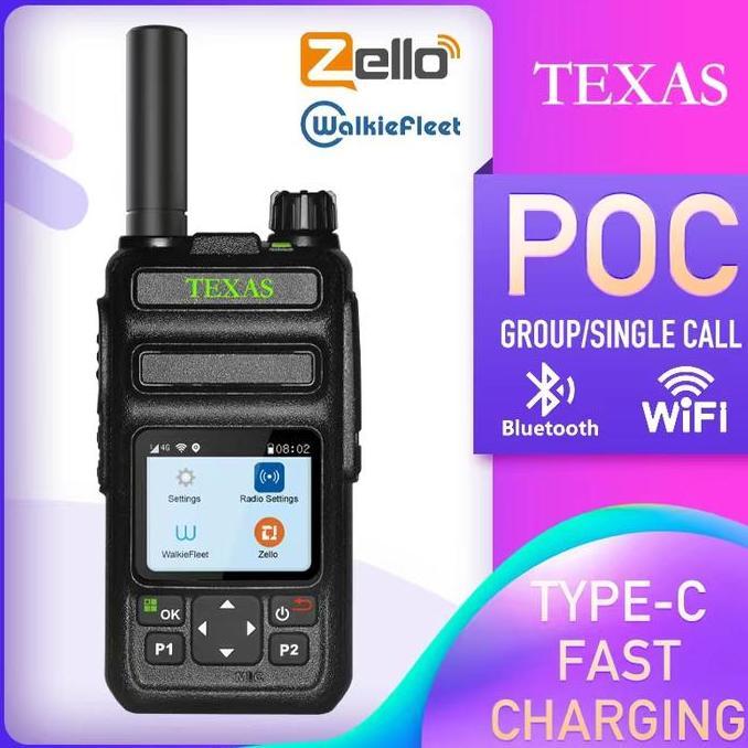HT POC 4G Walkie talkie Global SIM Handy Talky Wireless and Bluetooth Walkie Talkie 1Uint Two way ra