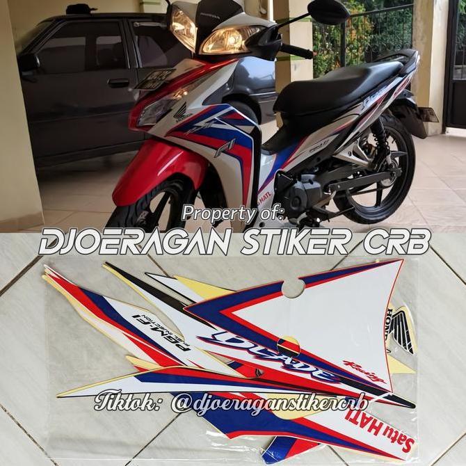 Striping Blade Fi 125 2014 Stiker Motor Blade 2014 Injeksi Motorcycle