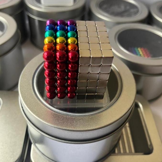 Magnet Nikelcube dan bola magnet 5mm