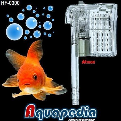 DV212 >> Atman HF-0300 Filter Gantung Aquarium Aquascape Hang-on Filter HF0300