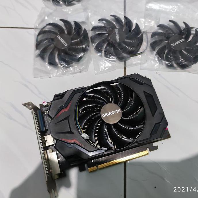 Fan kipas Vga Gigabyte 85mm 4pin GTX 1050 1060 1070 1080 mini ITX single Fan