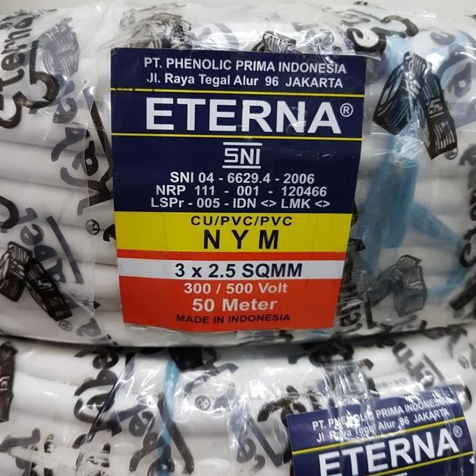 KABEL NYM 3X2,5 ETERNA / NYM 3X2,5 ETERNA