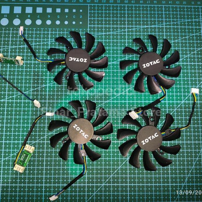 Fan kipas Vga Zotac Gtx 970 75mm 4pin