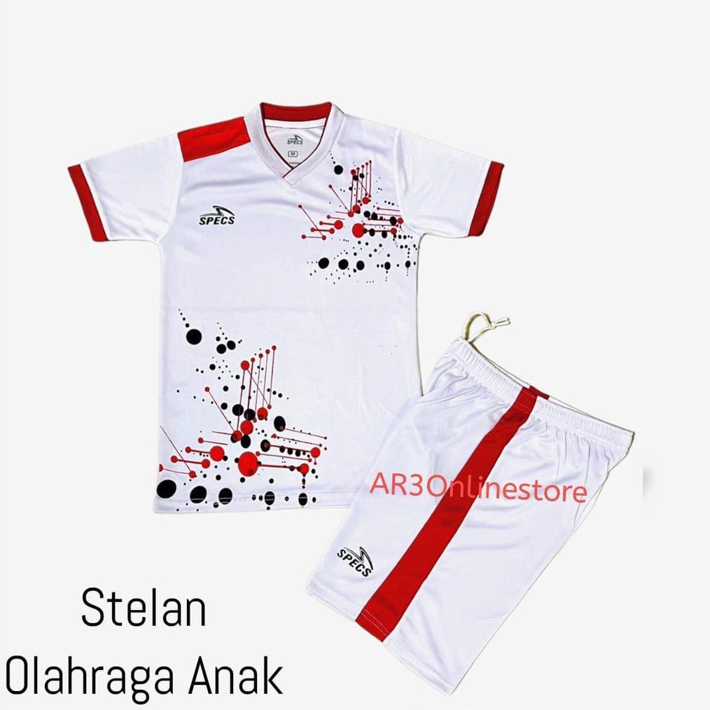 OFFICIAL Baju olahraga anak laki/perempuan stelan sepak bola futsal badminton bulutangkis tenis voli