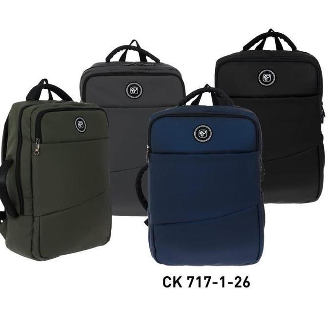 Grosir President Tas Ransel Ck616 Laptop Backpack Pria Wanita Usb Port Original