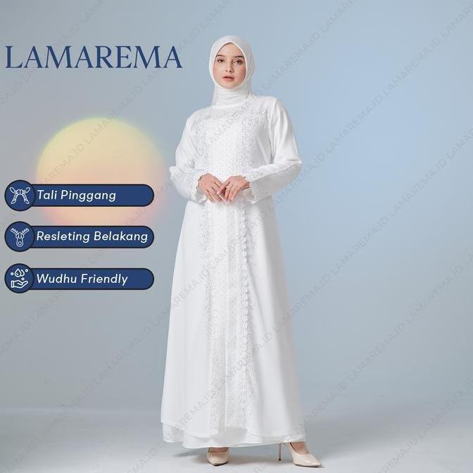 Gamis Putih Wanita Mewah Abaya Putih Turkey Mewah Baju Gamis Abaya Putih Terbaru