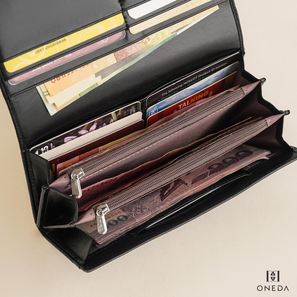official oneda kit dompet lipat panjang cash coin wanita