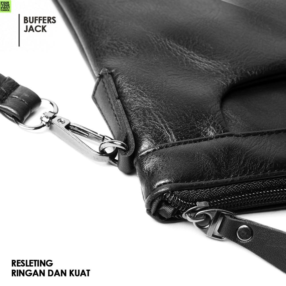 CUCI GUDANG BUFFERS Jack - Clutch Bag Pria Clutch Kulit Pria Tas Tangan Pria Tas Kulit