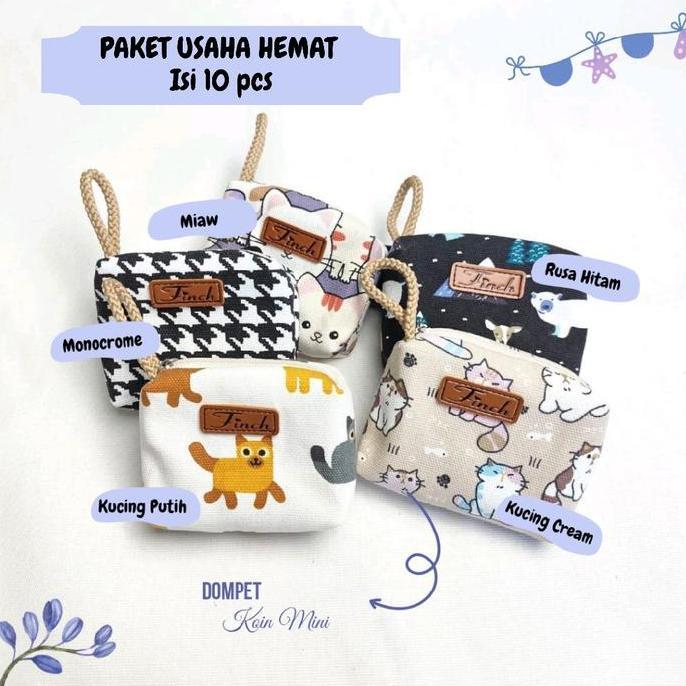 Grosir Dompet Koin - Dompet kartu bahan kanvas