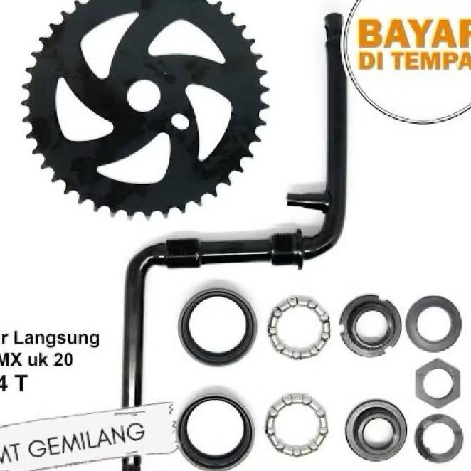 1Set Crank/Piringan Sepeda Bmx 20Inch