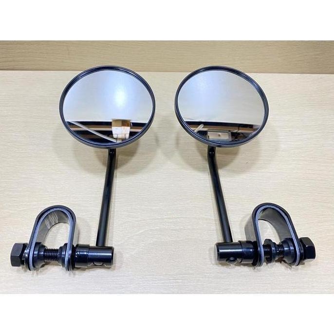 spion mirror blanka motor harley sportster dyna custom 1 inch hitam black