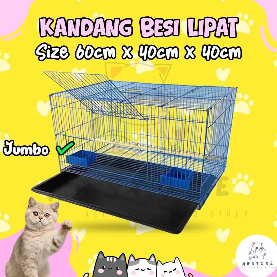 Kandang Burung, Sugar Glider, Kelinci, Hamster, Ternak, Umbaran - Kandang Besi Lipat Jumbo