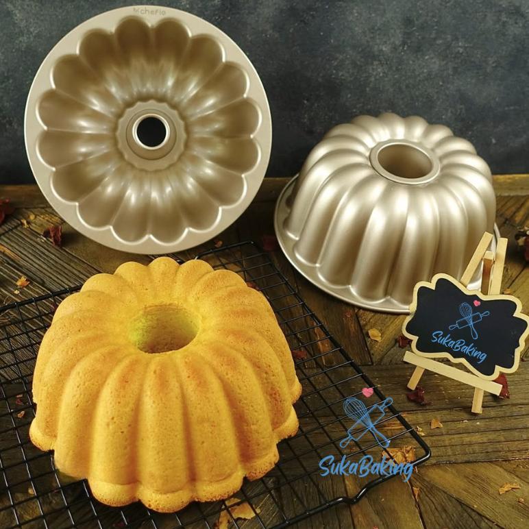 [Ready] Loyang Marmer Cake Elegant Mini Classic 18Cm - Loyang Marmercake Kecil - Loyang Sultan Class