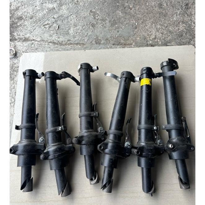 Lecet Handlepost Oversize 25,4Sambungan Stang Sepeda Lipat 16 20