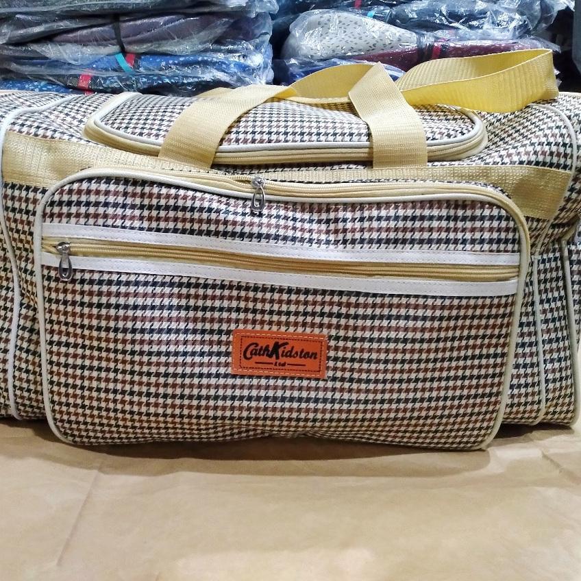 Tas Pakaian Travel Kapasitas Besar Bahan Jeans