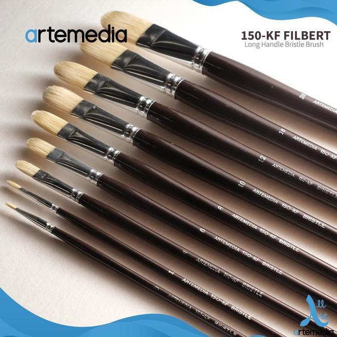 Describe- Arte Brown 150Kf Bristle Brush Filbert