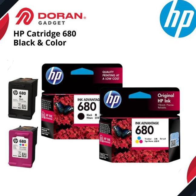 Cartridge Tinta 680 Bla Tinta 680 Tri Color Inktage