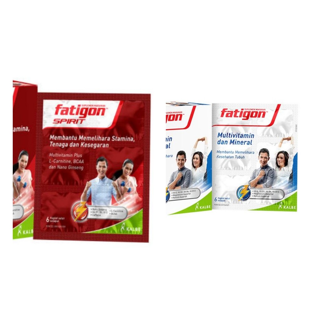 Fatigon Spirit Fatigon Multivitamin Dan Mineral Tablet